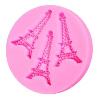 Genérico - Molde De Silicona Molde Paris Molde Fondant Torre Eiffel