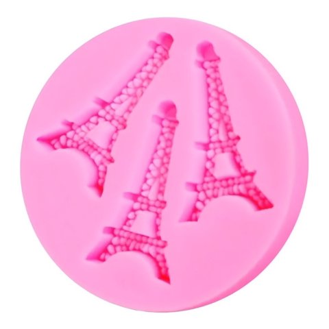 Genérico - Molde De Silicona Molde Paris Molde Fondant Torre Eiffel