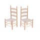 thumbnail image 5 of Mini Silla De Madera Para Casa De Mu?ecas, 2 Uds., 1/12, Muebles En Miniatura, Madera Natural, 5 of 5
