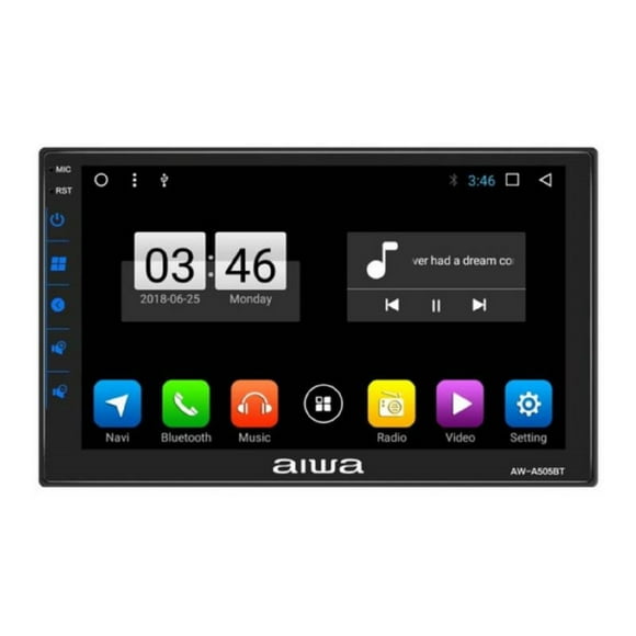 Radio Auto 2 Din Android Touch Hd De 7'' Aw-a505bt
