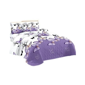 Genérico - Cubrecama Quilt 2 Plazas+2 Fundas Verano Fresco 13N66