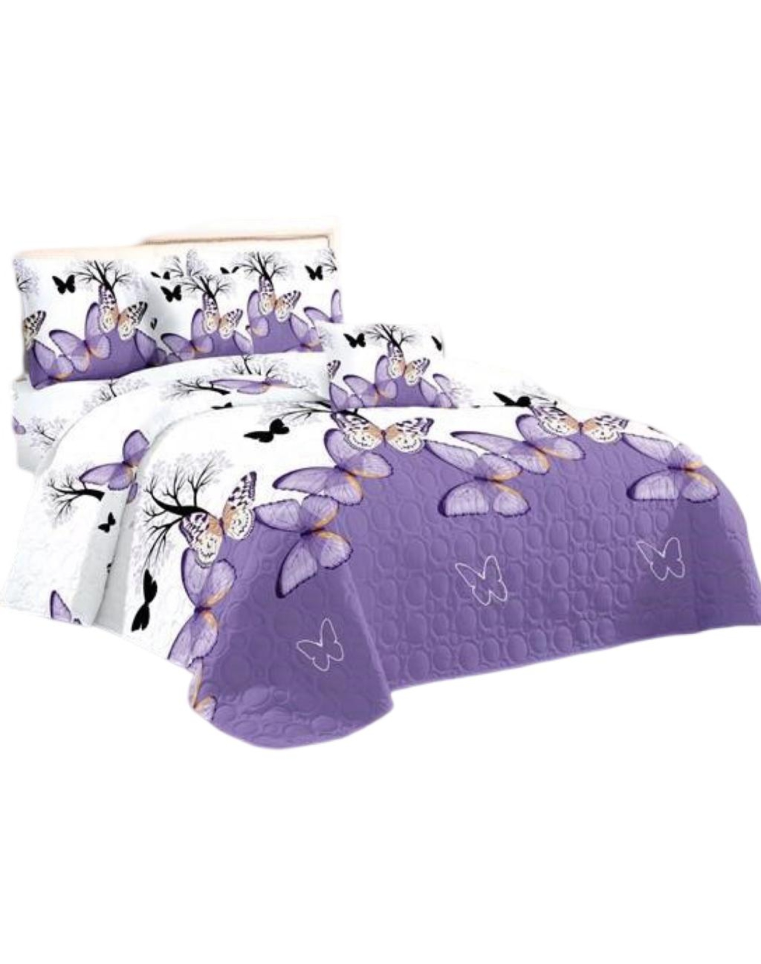 Genérico - Cubrecama Quilt 2 Plazas+2 Fundas Verano Fresco 13N66