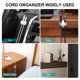 thumbnail image 3 of Organizador de cables WDBmla, paquete de 16 unidades, color blanco, 3 of 7