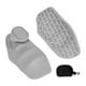 thumbnail image 3 of Almohadillas de elevación de peso Protección de palma, manijas de gimnasio ergonómicas portátiles, prueba de entrenamiento sin dedos para el entrenami Blanco, 3 of 5