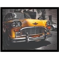 Genérico - Cuadro Decorativo Checker Cars Clasico Medidas 30X40 Cm