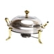 thumbnail image 4 of Bandeja para calentar alimentos, plato para frotar, multiusos con estante, olla caliente Shabu Shabu, estufas de Alcohol para acampar, olla común para Oro, 4 of 5