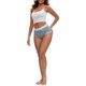 thumbnail image 2 of INSPIRE CHIC Braguitas de Encaje de Cintura Alta para Mujer, Ropa Interior de Algodón de Cobertura Completa, Talla L Azul Oscuro, 2 of 4