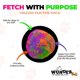 thumbnail image 2 of Pelota para perros WACKYwalk'r WUNDERball Swirl – Grande, 36 kg, 2 of 9