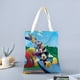 thumbnail image 2 of Mickey Mouse Clubhouse+ Bolso de tela con estampado de lienzo para mujer, bolsa de compras reutilizable y estética, con cremallera interior, regalo para mujer,40*40cm., 2 of 6
