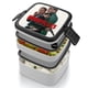 thumbnail image 4 of Buenos Muchachos Fiambrera de Doble Capa, Contenedor de Almuerzo Portátil Apilable, Almacenamiento de Alimentos Hermético a Prueba de Fugas, 1000ml, 4 of 6