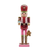 Magideal - Figura De Cascanueces De 14 Pulgadas, Juguete Decorativo Navideño, Figura De Cascanueces Para Chimenea, Decoración De Escritorio Navideña Coleccionabl Estilo B
