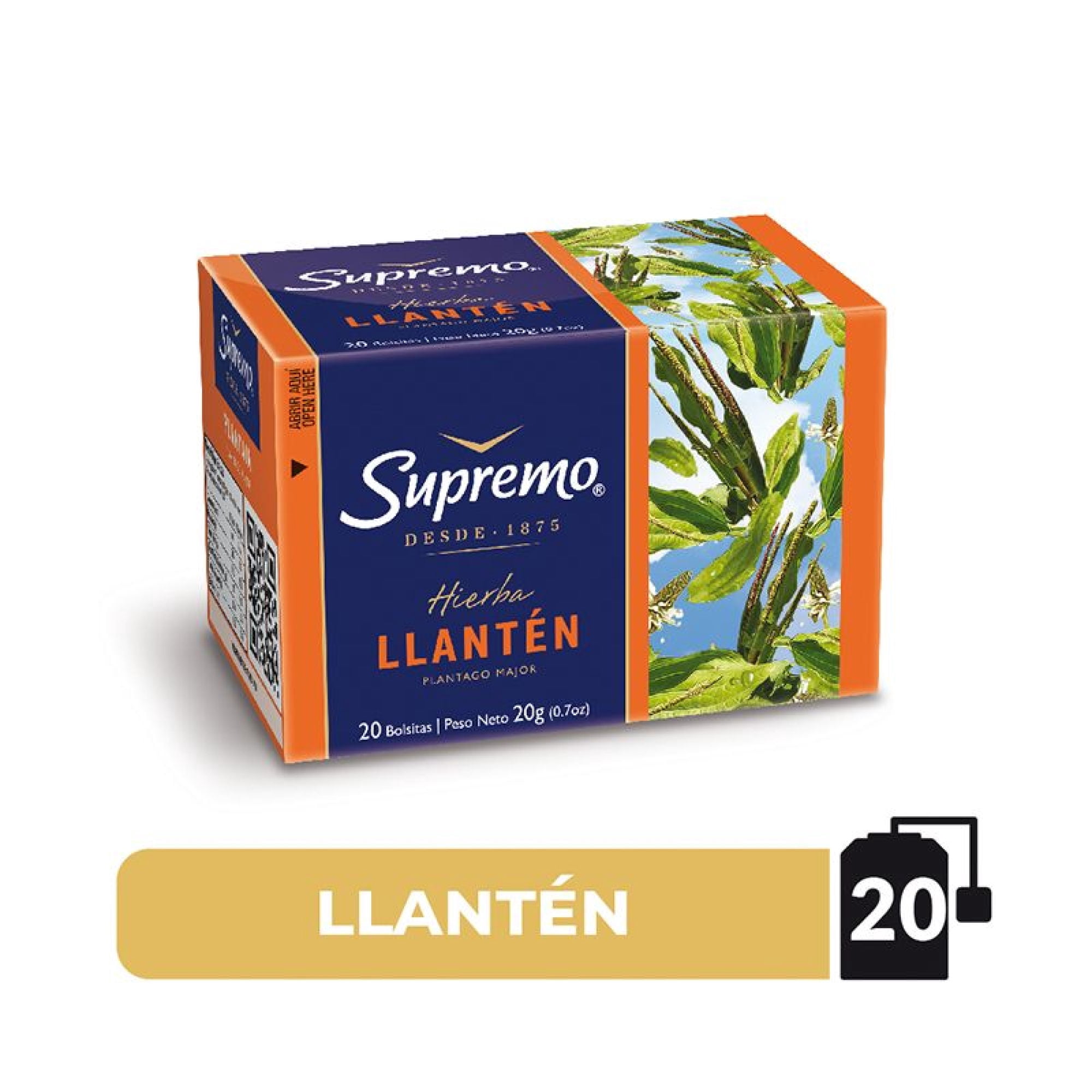 Hierba Llantén Caja 20 g Supremo