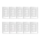 thumbnail image 1 of Pack 10 Interruptor Triple 9/12 10A 250V Blanco, 1 of 5