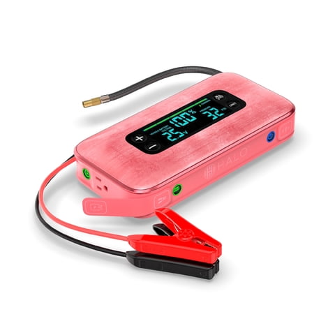 Batería Portátil Para Coche Jump Starter Halo Bolt Ultimate 3, Color Rosa