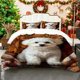 thumbnail image 1 of Set White-haired Bichon Frize Printed Duvet Cover Set Soft and Comfortable for All Seasons Essential for Home Bedrooms and Guest Rooms Perfect Gift for Family a, 1 of 1