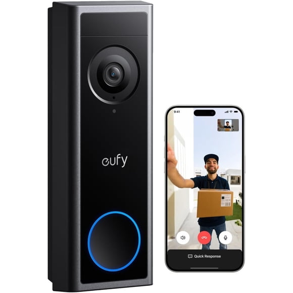 Timbre Cámara eufy C31 2K FHD Batería Cableado WiFi
