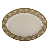 Imahe - Plato Mosaico Ovalado 21 X 15 In.