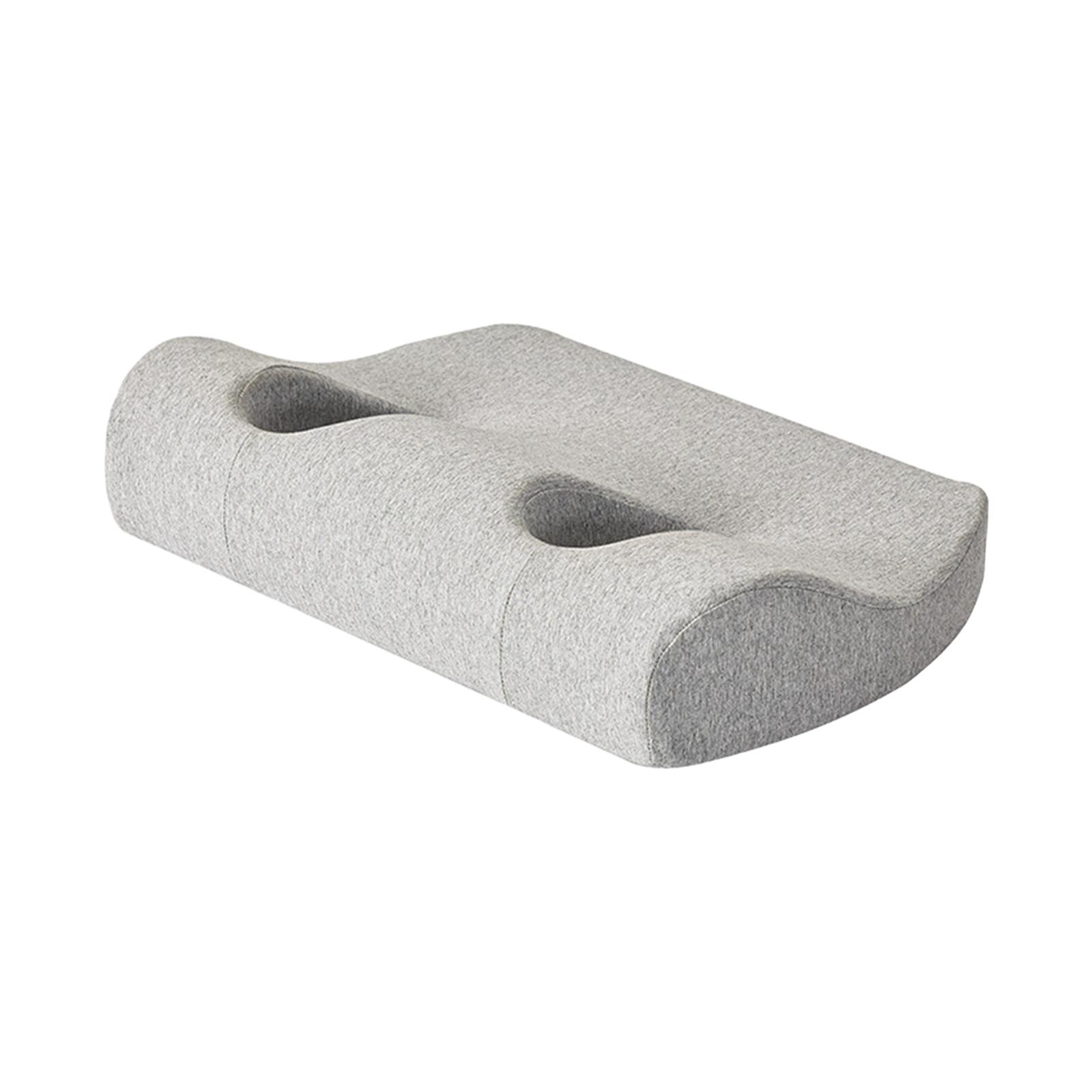 Bothyi - Almohada Con Orificio Para La Oreja, Almohada Para Dormir Para Auriculares, Auriculares Para Dormir En El Estómago, Gris Claro