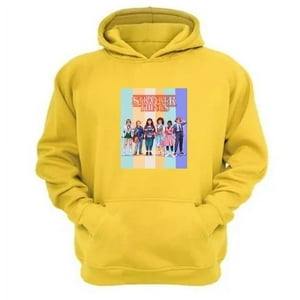 Genérico - Polerón Canguro Stranger Things Amarillo Talla S Unisex