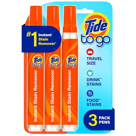 Bolígrafo quitamanchas Tide To Go para ropa, 3 unidades (paquete de 1)