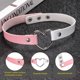 thumbnail image 3 of Uxcell 1Pcs Collar Ajustable de Cuero PU con Corazón, Estilo Gótico Punk para Mujeres, Rosa Blanco, 3 of 6