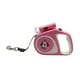 thumbnail image 1 of Cuerda Retractil 5M Con Linterna Para Paseo De Mascotas Rosado, 1 of 3