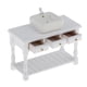 thumbnail image 1 of 1:12 Dollhouse Miniatura Cerámica Lavabo Ba?o Fregadero Con Gabinete, 1 of 5
