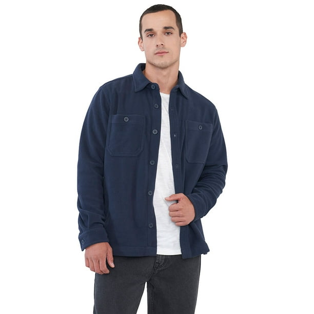 Sobrecamisa Hombre Polar Azul Corona