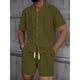 thumbnail image 2 of Conjunto Hombre 2 Piezas Short Camisa Textura Tendencia Urbana 0279, 2 of 3