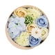 thumbnail image 1 of Caja De Flores De Rosa De Jabón Adorno Floral De Flores Simuladas Para Regalo De Acción De Gracias Azul, 1 of 3