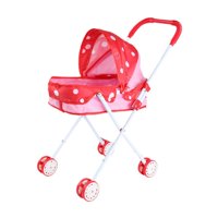 Magideal - Cochecito De Bebé, Muñeca, Mini Cochecito De Bebé, Educativo, Plegable, Regalo De Cumpleaños, Cochecito De Simulación, Juguete Interactivo Para Bebés