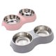 thumbnail image 2 of Comedero doble para Perros y Gatos - Gris, 2 of 2