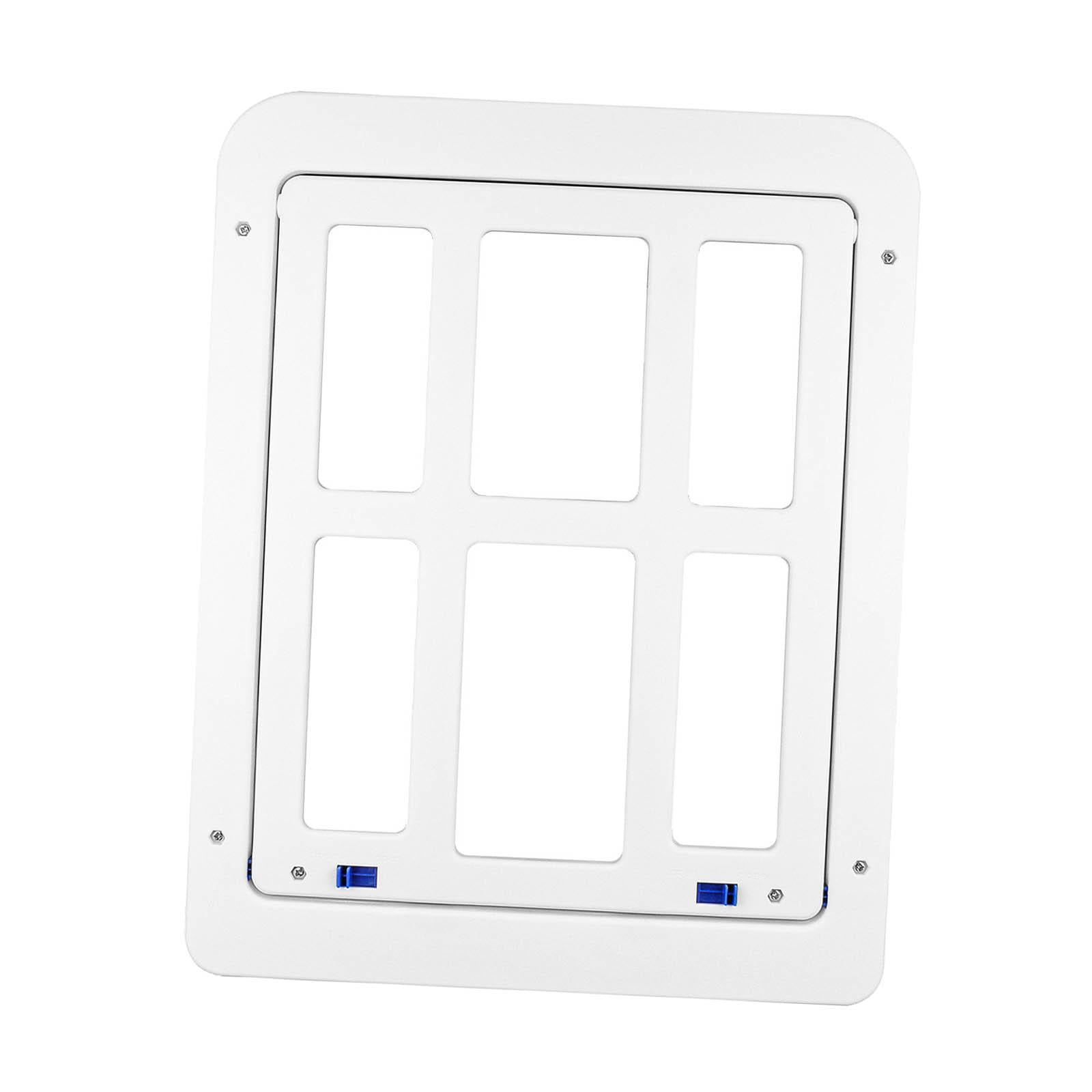 Ioensy - Puerta Con Solapa Para Perros Y Gatos, Cerradura De Seguridad De 2 Vías, Puertas Para Cachorros Y Gatitos, Suministros Para Mascotas