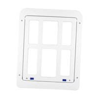 Ioensy - Puerta Con Solapa Para Perros Y Gatos, Cerradura De Seguridad De 2 Vías, Puertas Para Cachorros Y Gatitos, Suministros Para Mascotas