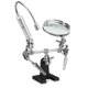 thumbnail image 1 of Soporte de lupa Helping Hand con LED y clips de cocodrilo, 1 of 7