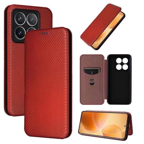 Funda Flip para FOXDOCK Xiaomi 14T 5G - Funda magnética de negocios, funda protectora delgada