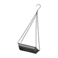 Ioensy - Comedero Colgante Para Pájaros, Bandeja De Semillas, Cadenas Duraderas Para Exteriores, Patio Trasero
