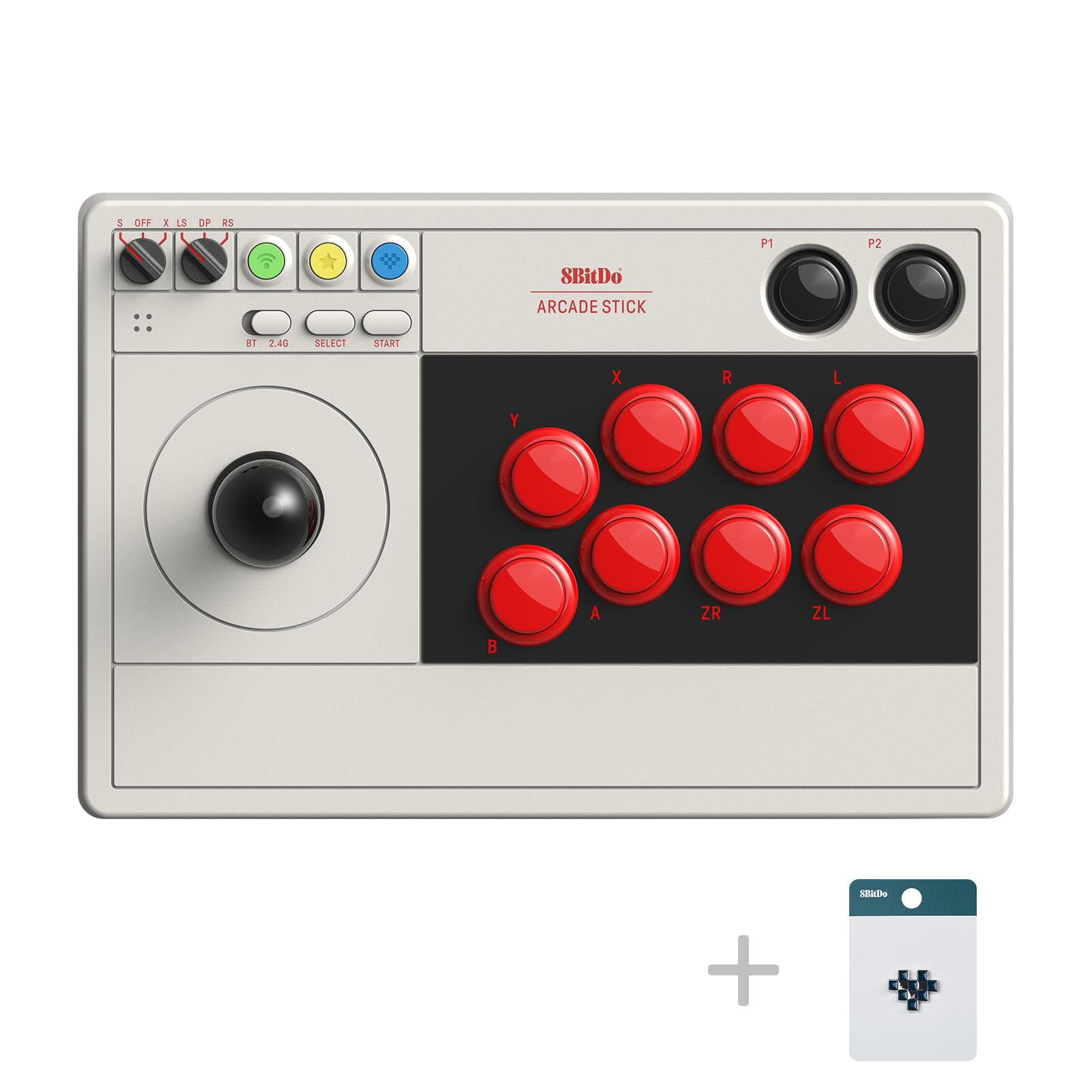Arcade Stick 8bitdo Para Switch Y Windows Wireless Bluetooth