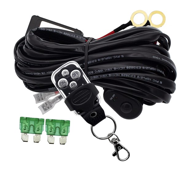 Arnés de cableado Szdystar 3,5 m 14 AWG 12 V con relé y fusible
