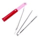 thumbnail image 2 of Herramienta de extracción del extractor de espinillas de 3 piezas para espinillas para el acné limpiadoras rojas, 2 of 5
