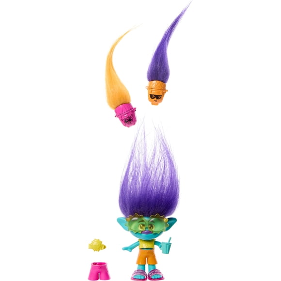 Peinetas para el pelo Mattel DreamWorks Trolls Band Together para muñecas pequeñas