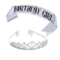 Magideal - Suministros Para Fiestas Cumpleaños, Accesorios Con , Kit Imitación De Suave Para Fiestas, , Plata