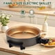 thumbnail image 3 of Sartén Eléctrica De 14 Con Recubrimiento Cerámico Antiadherente De 1500 W, 3 of 6