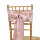 thumbnail image 1 of Xiao Hua Correa de Asiento Rosa Claro - Juego de 20 Piezas, 108.27 x 6.69 Pulgadas Brillante y Reluciente, Lazo Autoajustable Sedoso para Bricolaje, Adecuado para Decoración de Sillas de Boda, 1 of 5