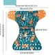 thumbnail image 2 of Happyflute 4pcs/set Washable Eco-friendly Baby Cloth Diaper,Ecological Adjustable Nappy Reusable Diaper Fit 0-2 Year 3-15kg/6.6lb-33.1lb, 2 of 3