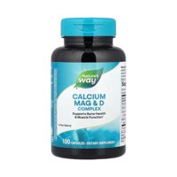 Natures Way - Calcio Magnesio Y Vitamina D Complex 100 Capsulas