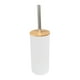 thumbnail image 1 of Suministros De Baño Suministros De Limpieza Antigoteo Juego De Escobilla De Baño De Limpieza Profunda Blanco, 1 of 3