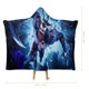 thumbnail image 2 of Venom Manta Capa Con Capucha Anti bolitas Manta De Lana Ártica Suave Manta Portátil De Felpa Ligera Y Lujosa Poncho Para Siesta En Casa Y Oficina 100*130cm, 2 of 6