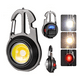 thumbnail image 1 of Linterna De Llavero Recargable Portátil Cob Luz Led Blanco Negro, 1 of 3