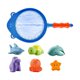 thumbnail image 3 of Juguete De Baño Para Bebé Para Niños, Actividades Educativas, Red De Pesca Para Baño Para Piscina De Patio Trasero Con Juguetes De Animales, 3 of 3